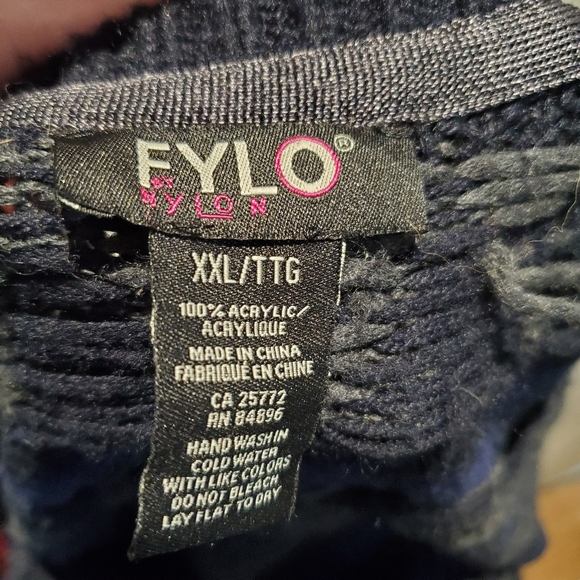 FYLO Long Knit Button Up Sweater - Picture 8 of 8